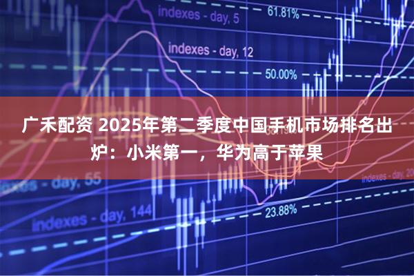 广禾配资 2025年第二季度中国手机市场排名出炉：小米第一，华为高于苹果