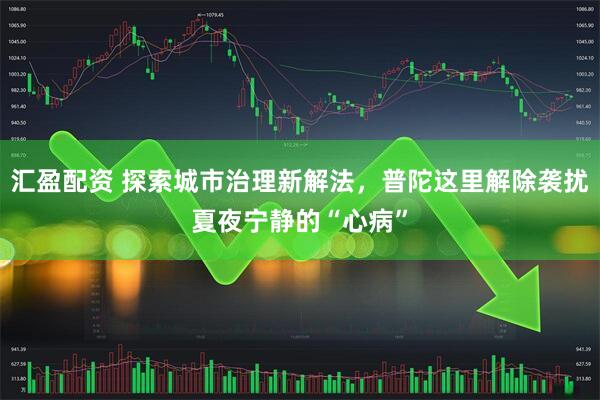 汇盈配资 探索城市治理新解法，普陀这里解除袭扰夏夜宁静的“心病”