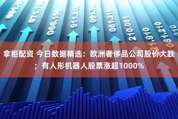 拿柜配资 今日数据精选：欧洲奢侈品公司股价大跌；有人形机器人股票涨超1000%