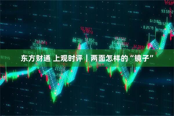东方财通 上观时评｜两面怎样的“镜子”